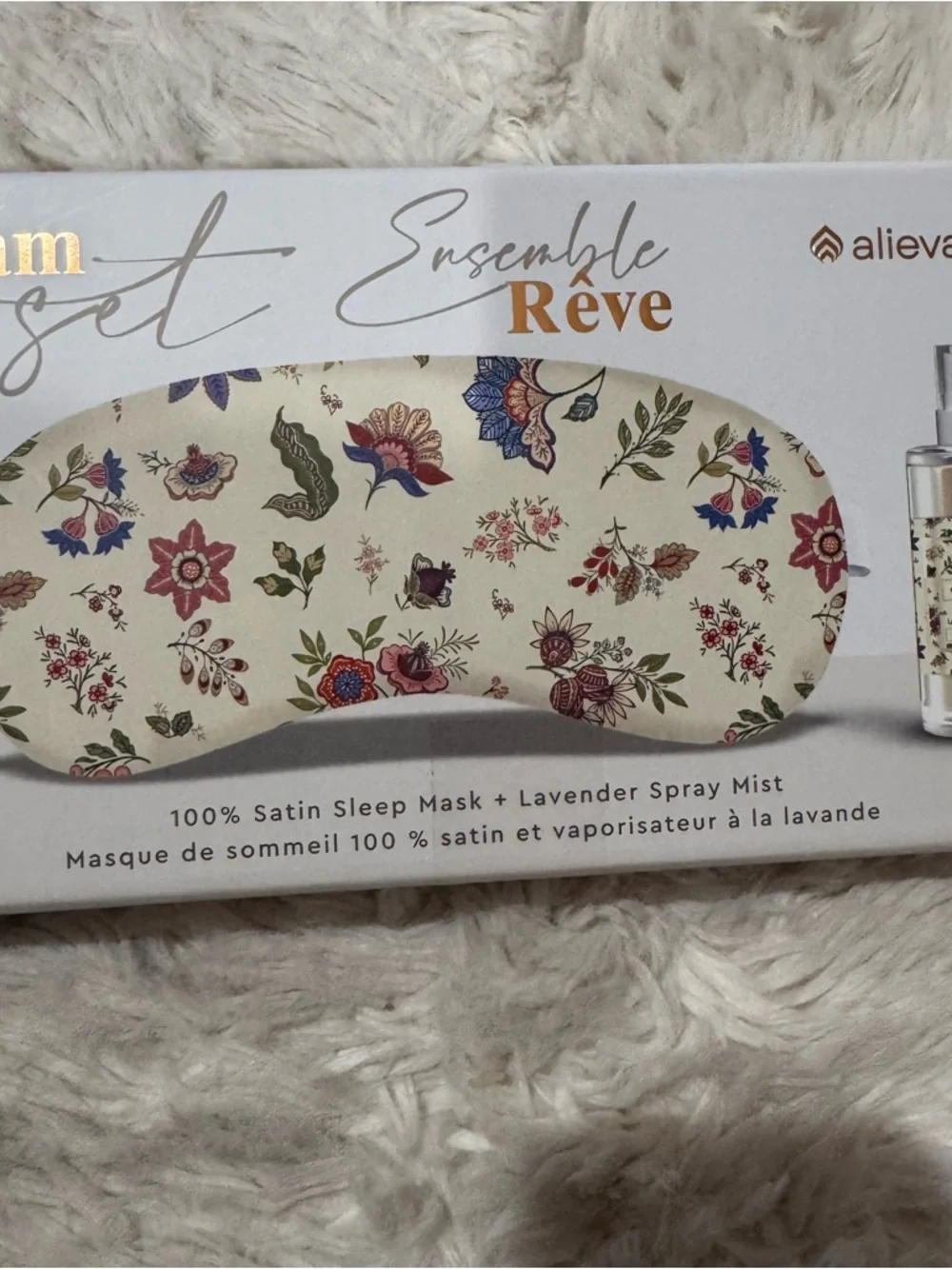 Alieva spa - Dream Set Satin Sleep Mask & Lavender Mist